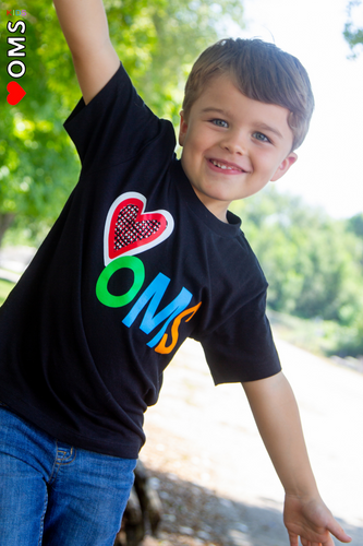 Heart Shirt for Toddlers (black) - HOMS Kids