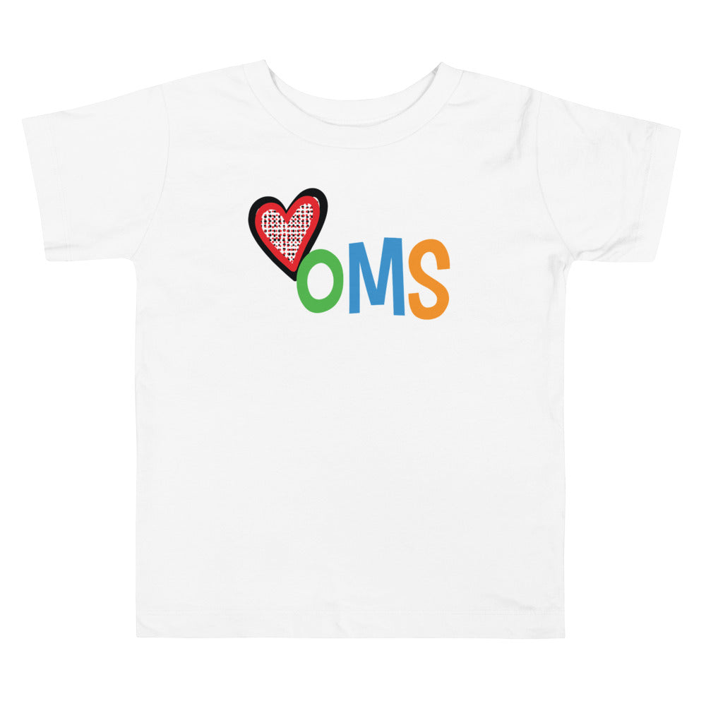Heart Shirt for Toddlers (white) - HOMS Kids