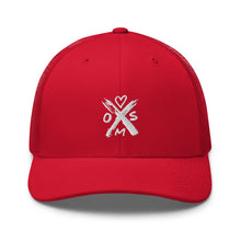 Load image into Gallery viewer, X Heart Trucker Cap - White Symbol