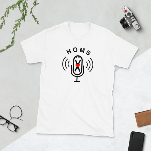 Heart On My Sleeve Podcast T Shirt (white)