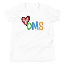 Load image into Gallery viewer, Heart Shirt for Youth (white) - HOMS Kids